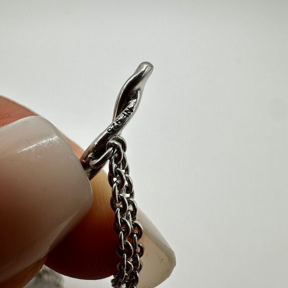 22" Dean Harris Clear Quartz beaded and sterling silver necklace! - Picture 6 of 11